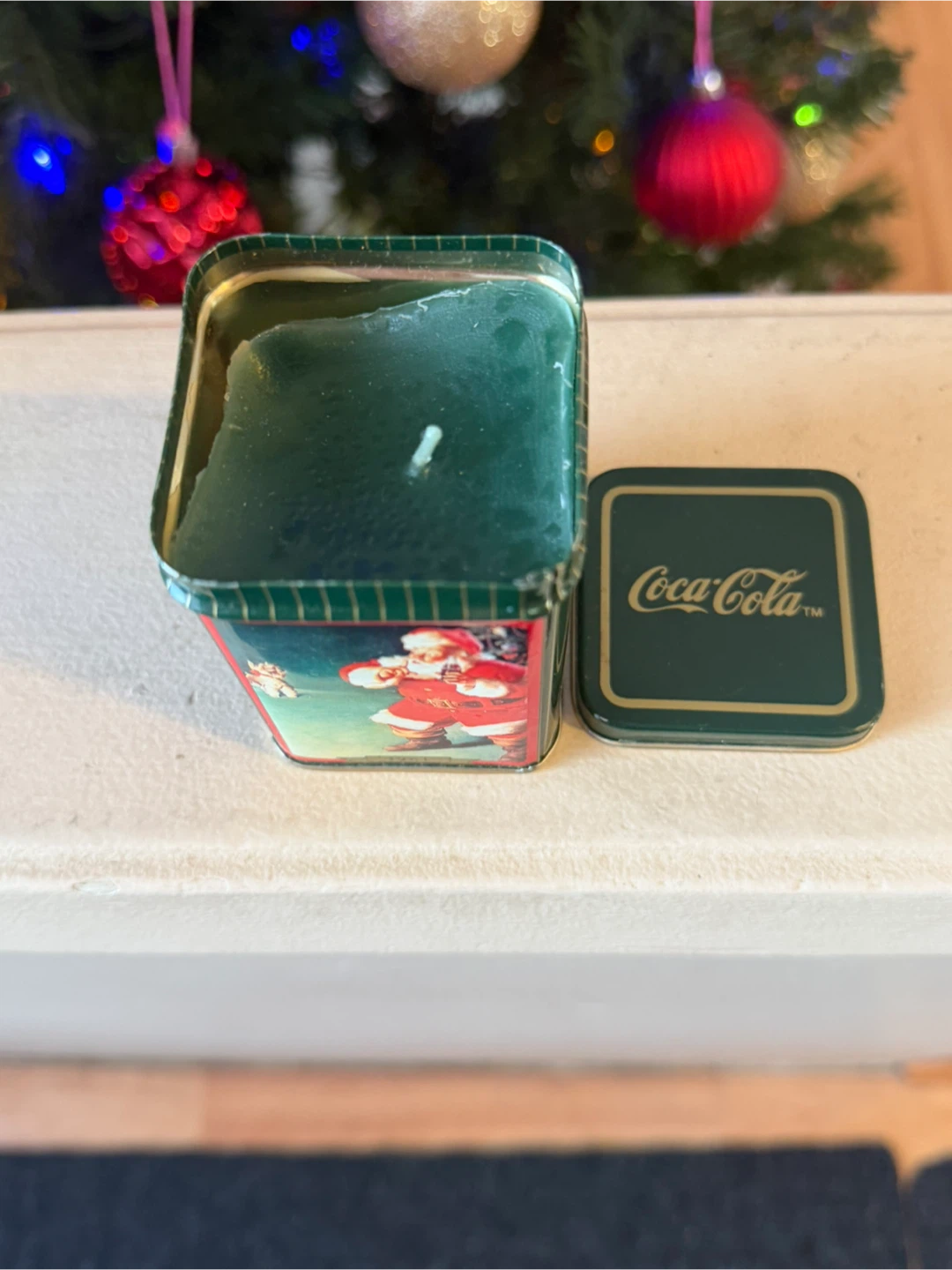 Coca-Cola 1961 Santa Tin Candle - photo 2