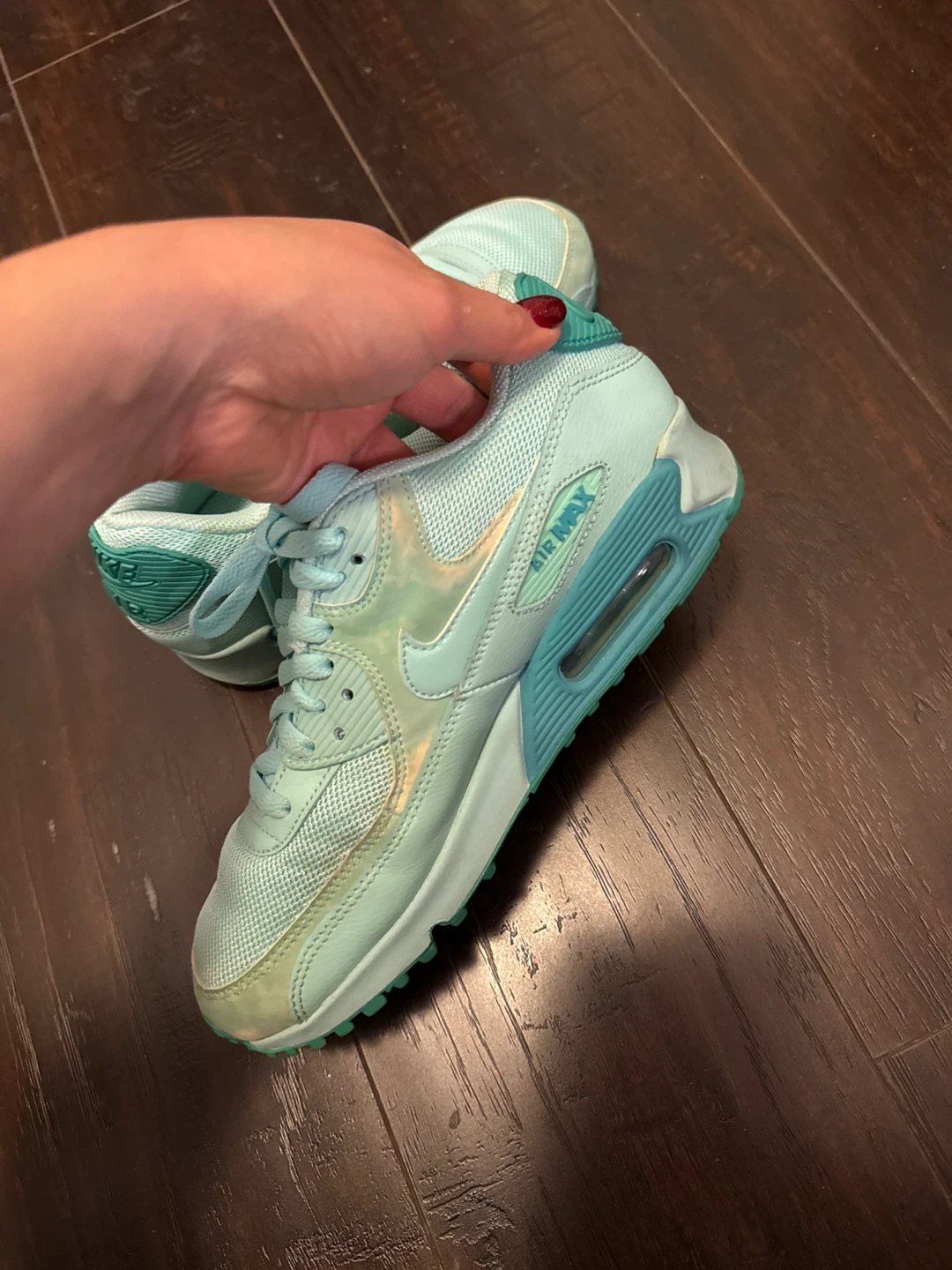 Nike Air Max 90 Turquoise Sneakers - photo 3