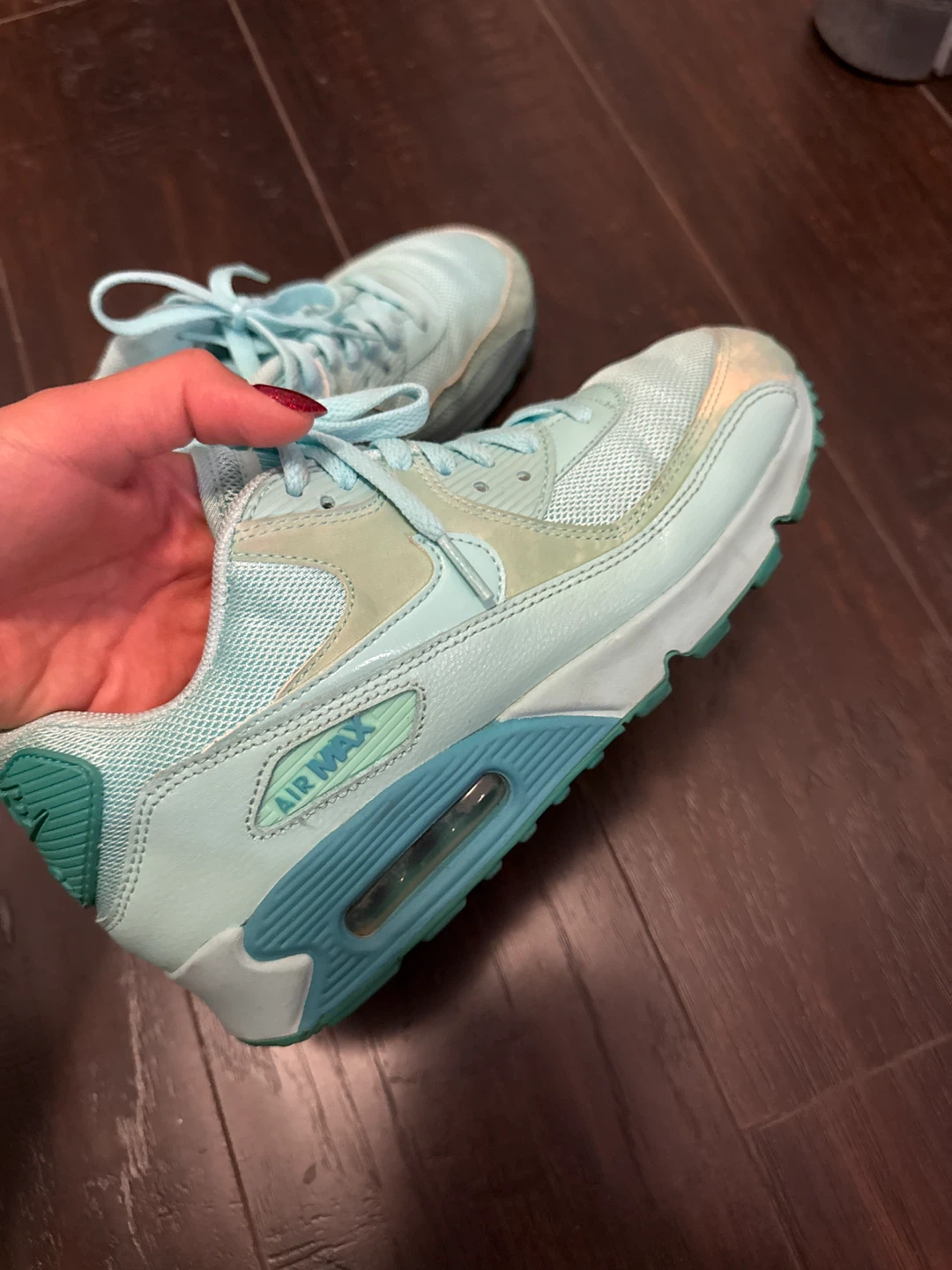 Nike Air Max 90 Turquoise Sneakers - photo 2