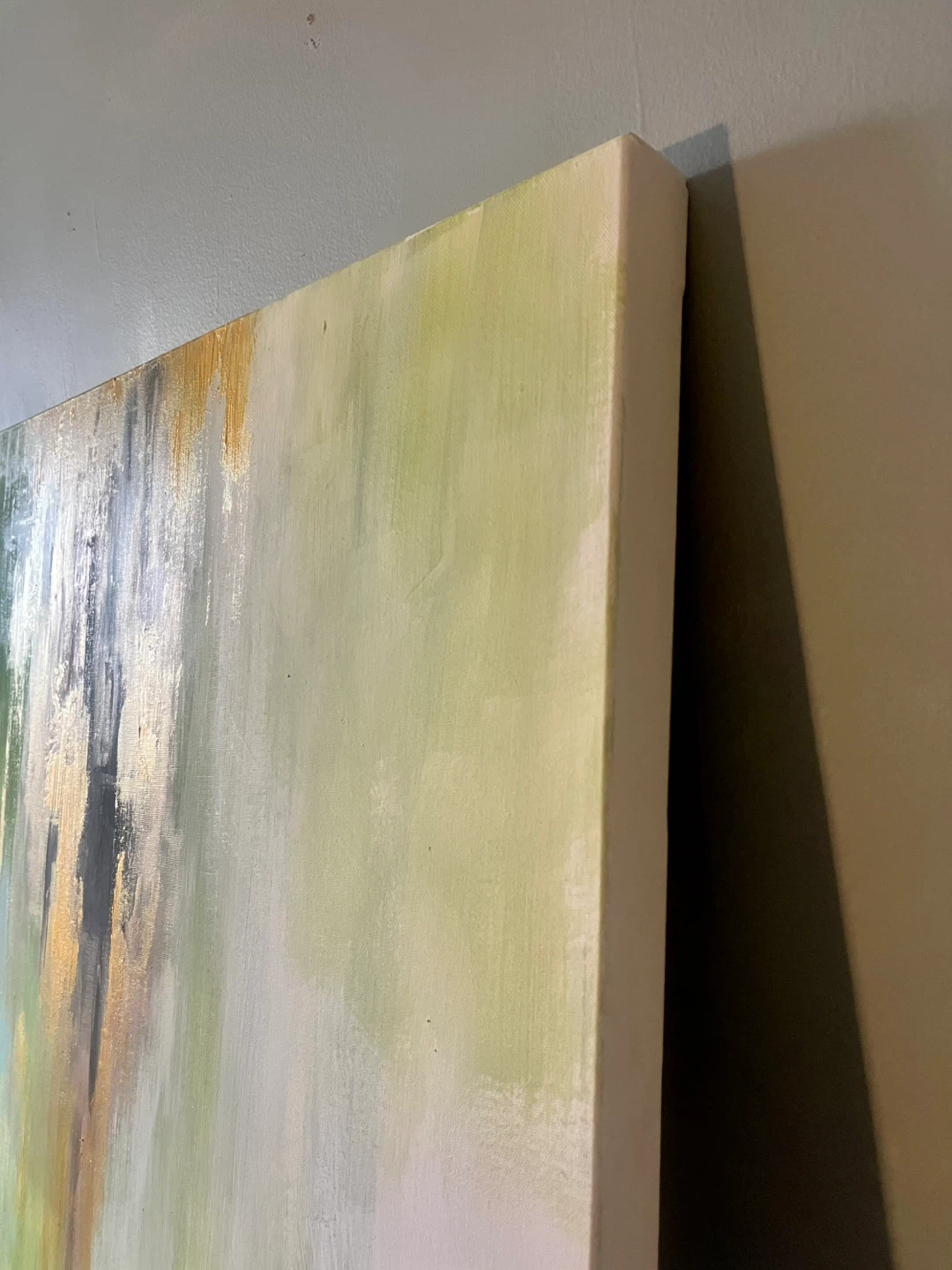 Abstract Painting - Gold, Green, Black - photo 5