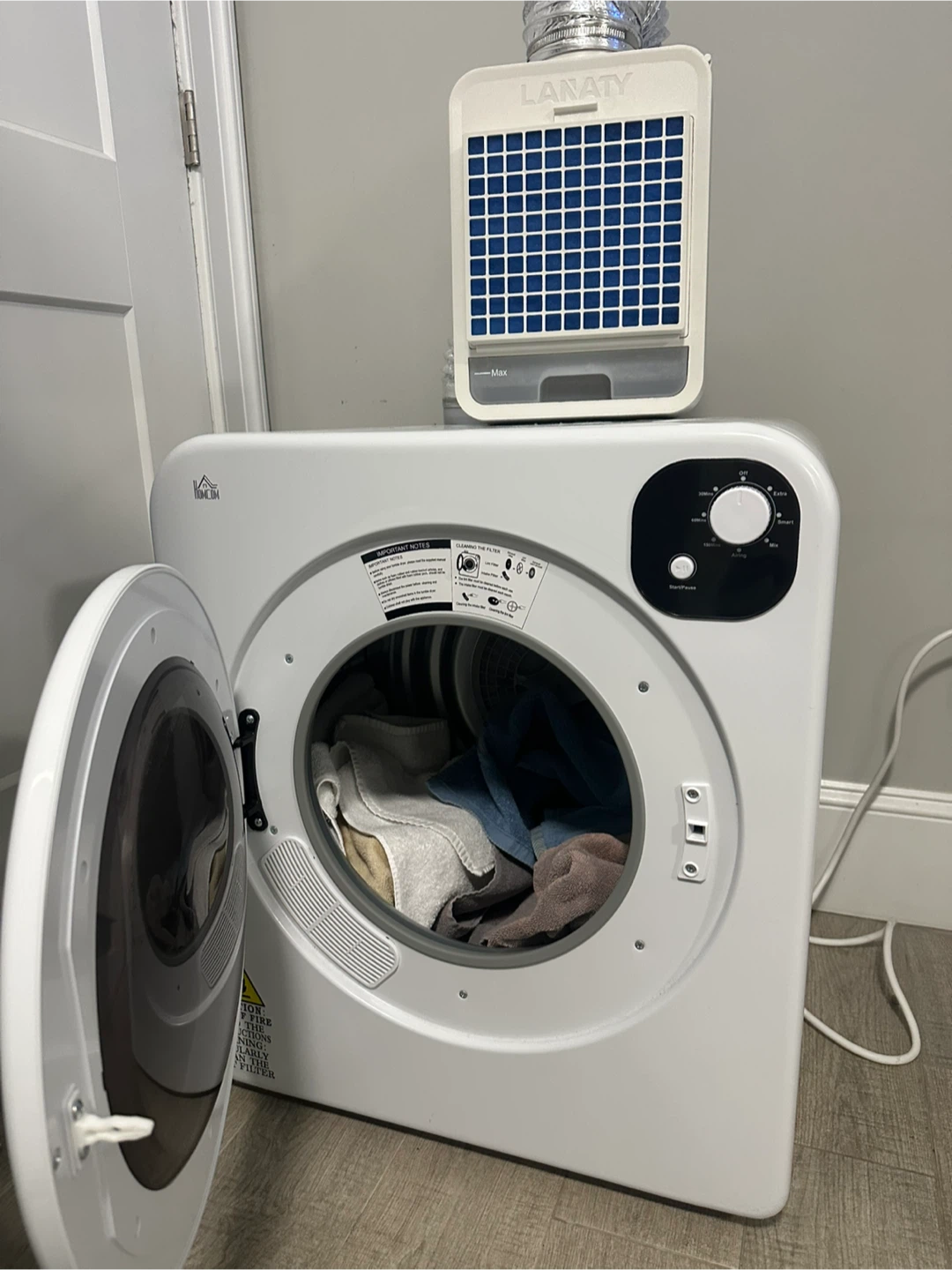 LANATY Compact Laundry Dryer - White - photo 2