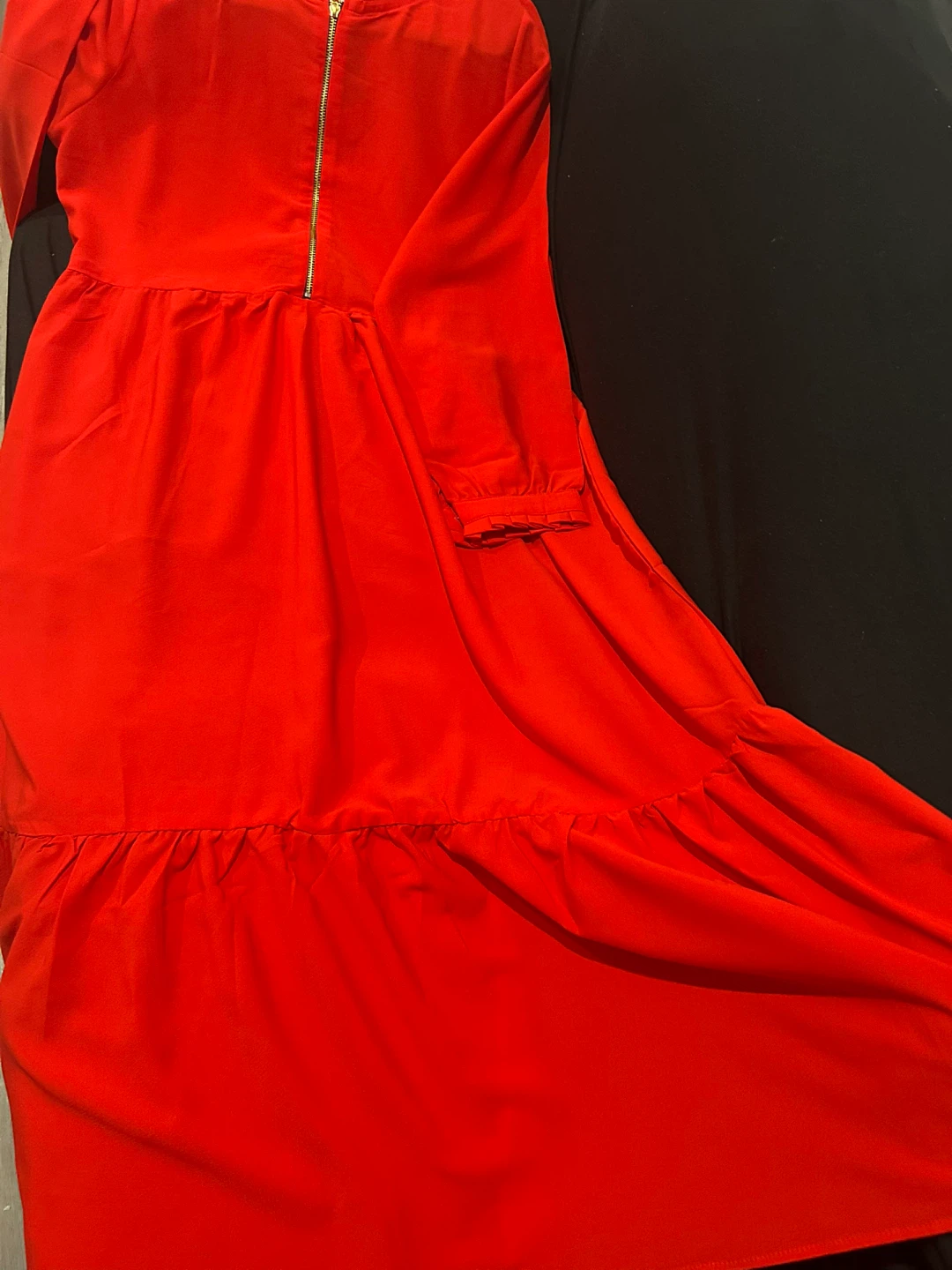 Red Solid Maxi dress - photo 4