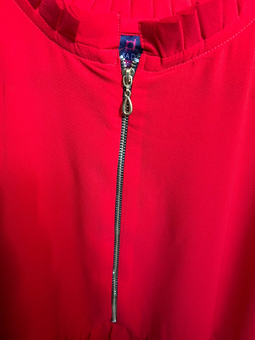 Red Solid Maxi dress - photo 3