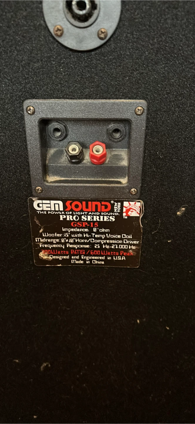 Gem Sound Pro Series GSP-15 Speaker - photo 2