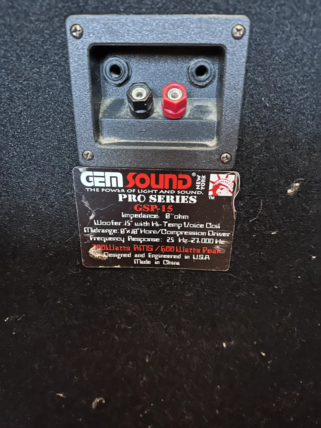 Gem Sound Pro Series GSP-15 Speaker - photo 4