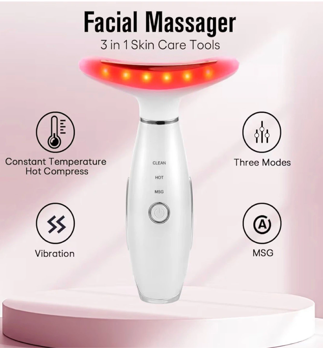 Facial Massager 3 in 1 Skin Care Tools - photo 3
