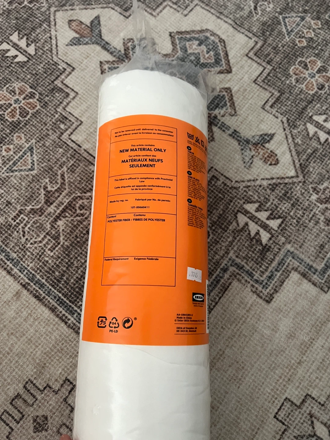 IKEA PÄRLMALVA Twin Mattress Topper - New! - photo 2