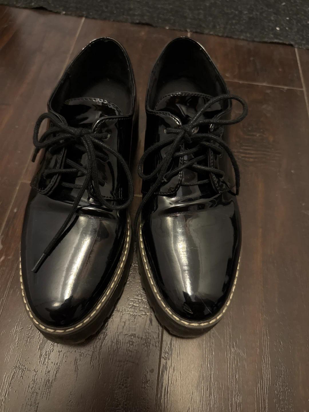 H&M Divided Black Platform Shoes - Size 38 - photo 2