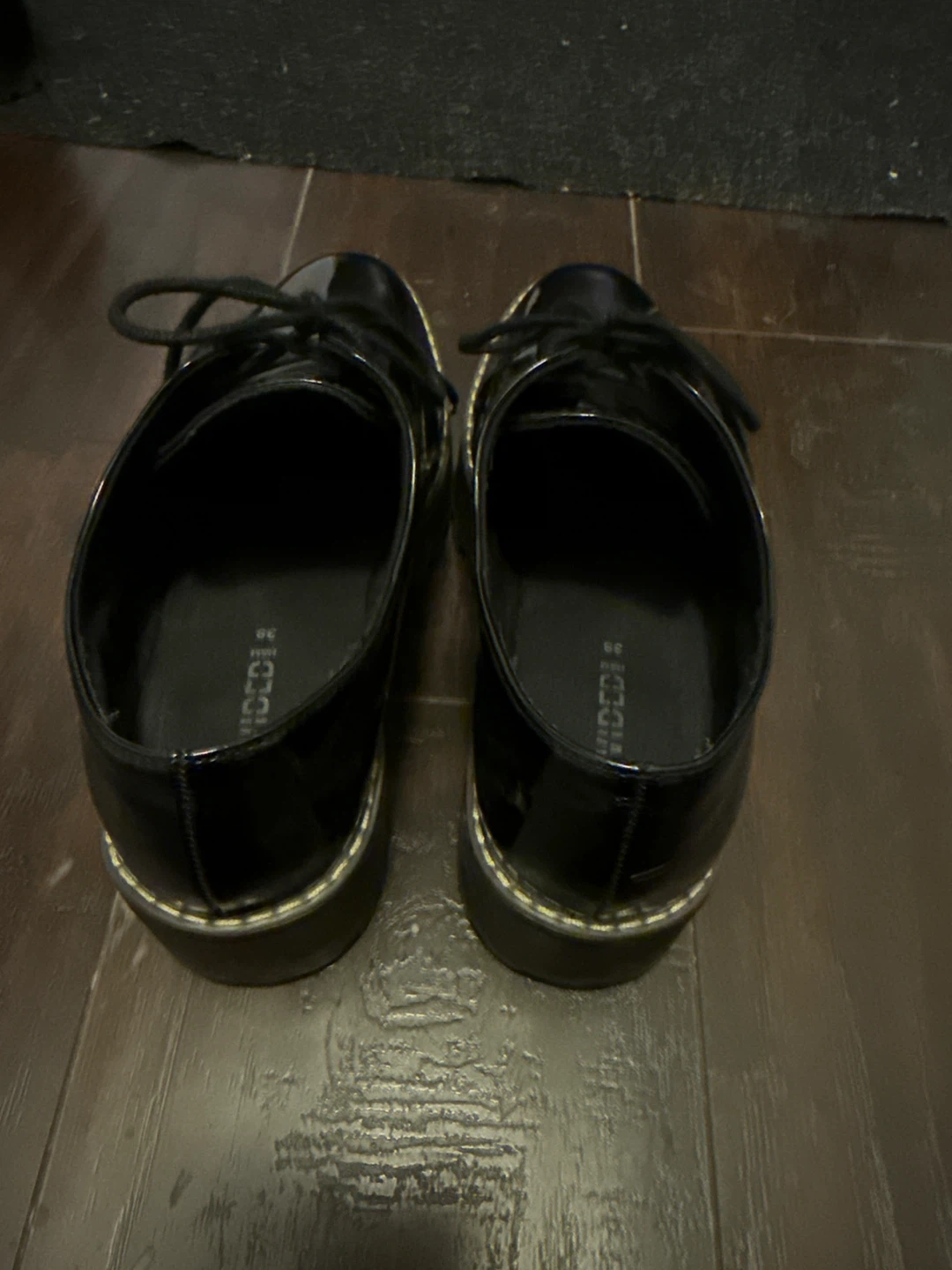 H&M Divided Black Platform Shoes - Size 38 - photo 4