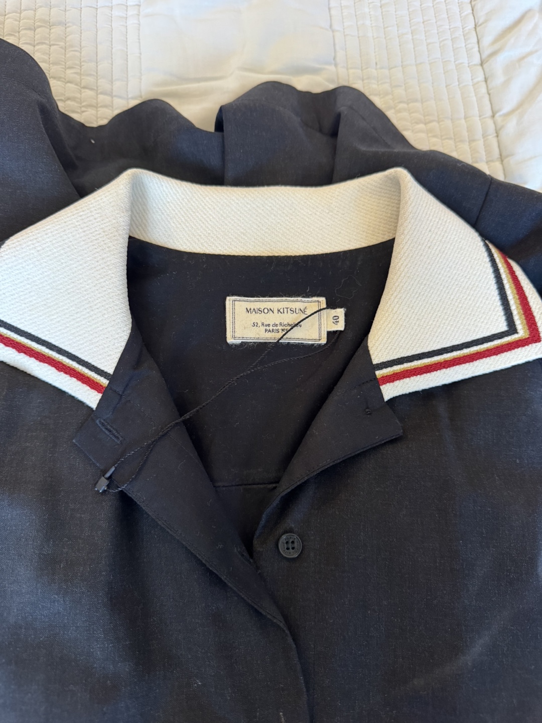 Maison Kitsune Paris Wool Dress Size 40