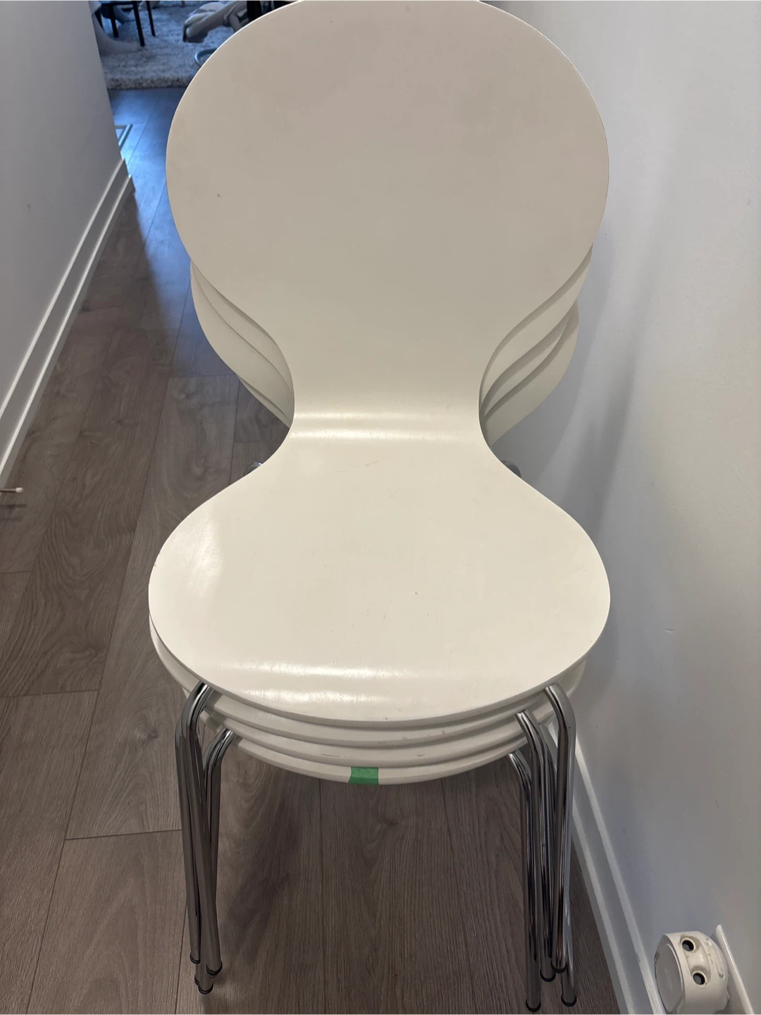 White Arne Jacobsen Ant Chair - photo 2