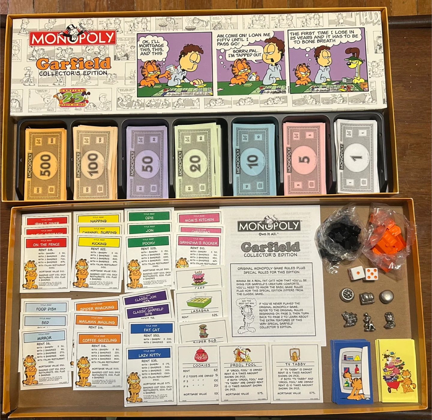 Monopoly, Garfield Collector's Edition Board Game - photo 2