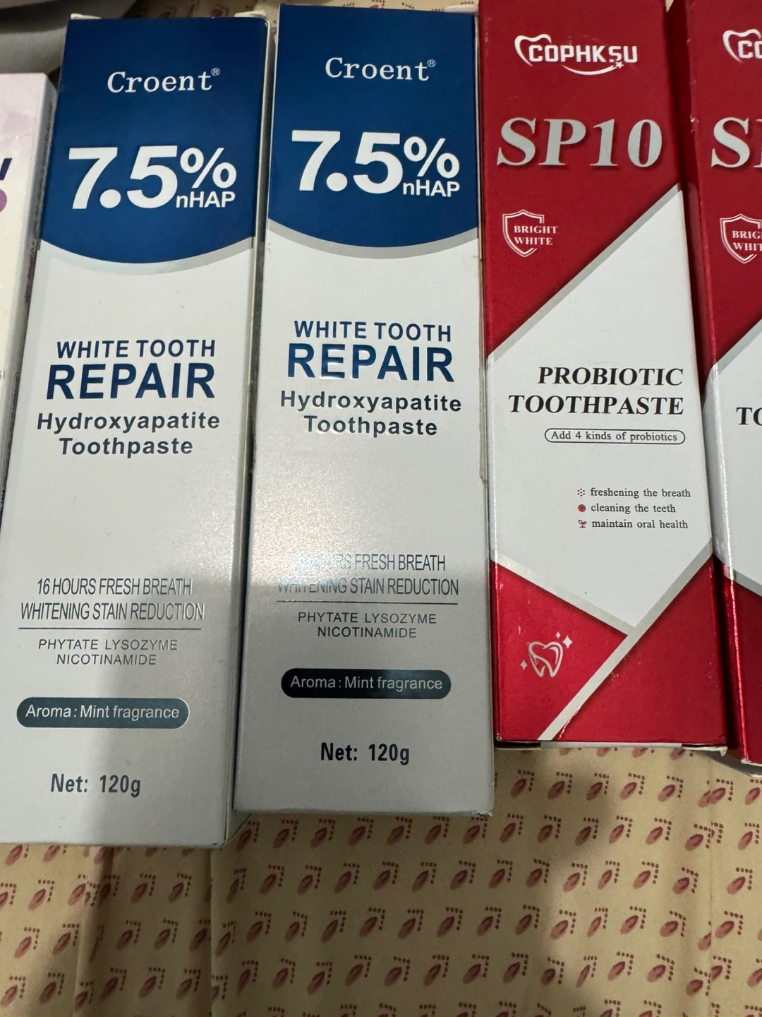 Toothpaste Bundle: Dr. Glow, Croent, COPHKSU