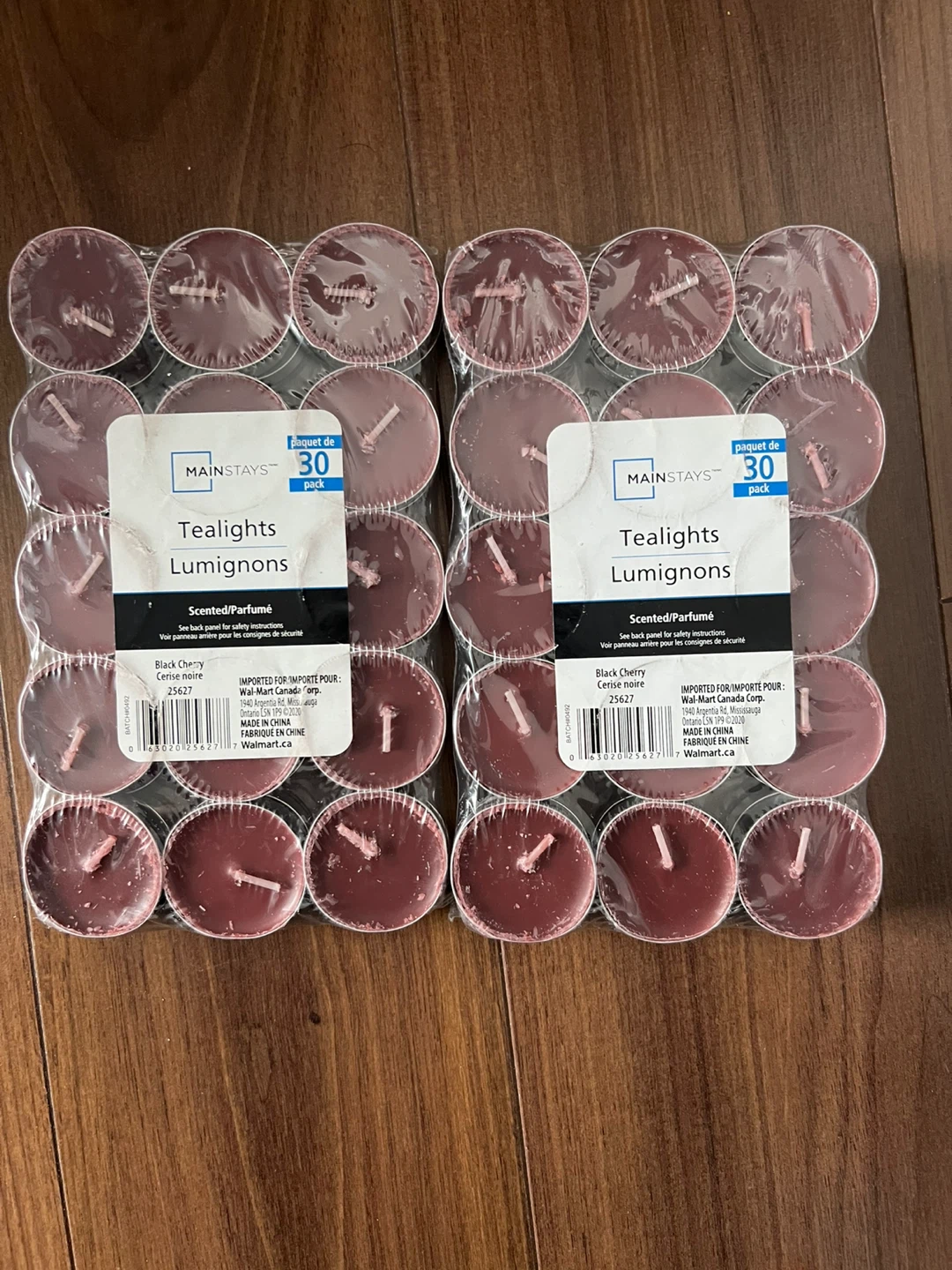 Mainstays Black Cherry Tealights