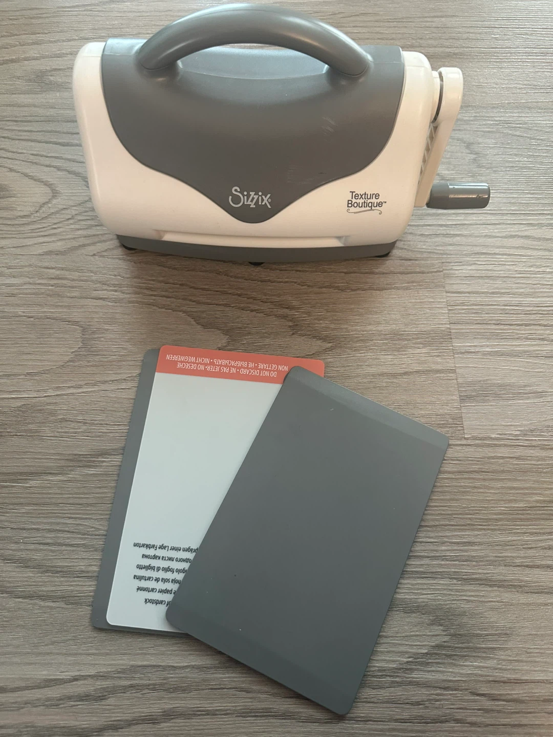 Sizzix Texture Boutique Embossing Machine - photo 4
