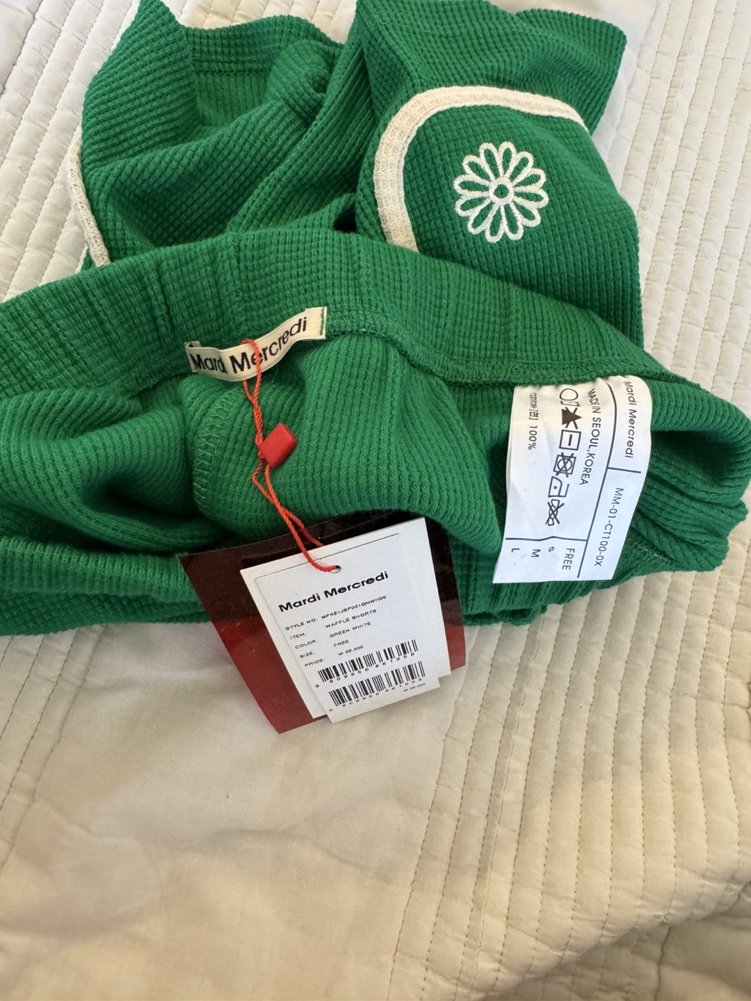 Mardi Mercredi Green Shorts - Size Free - photo 4
