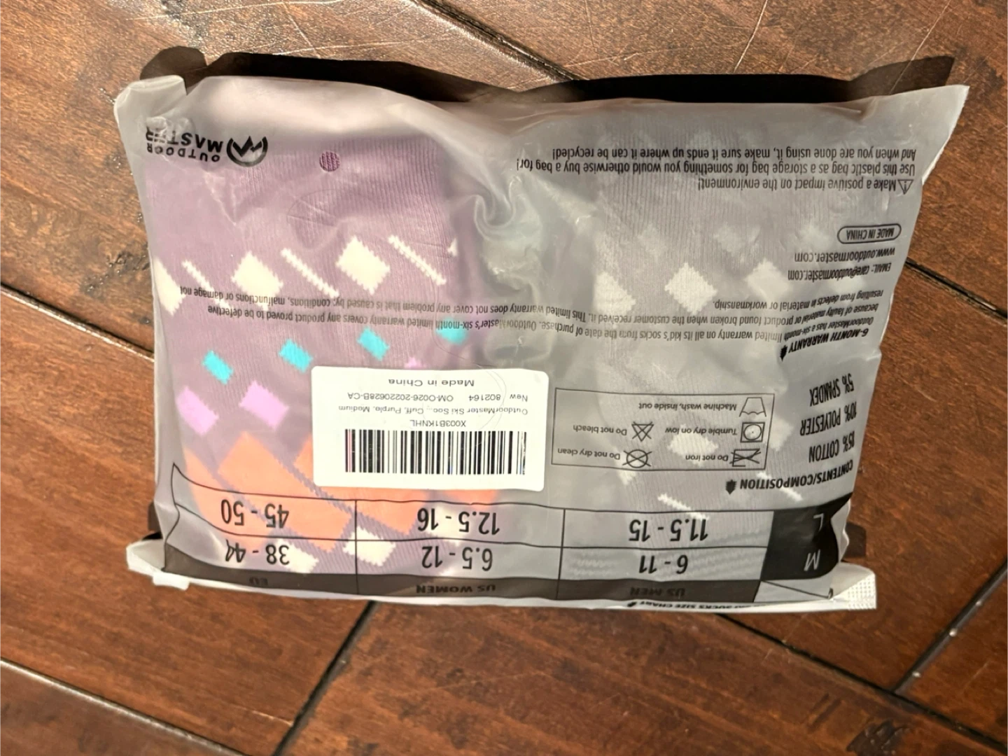 Women’s Outdoor Master Ski Socks, Size Medium - photo 3