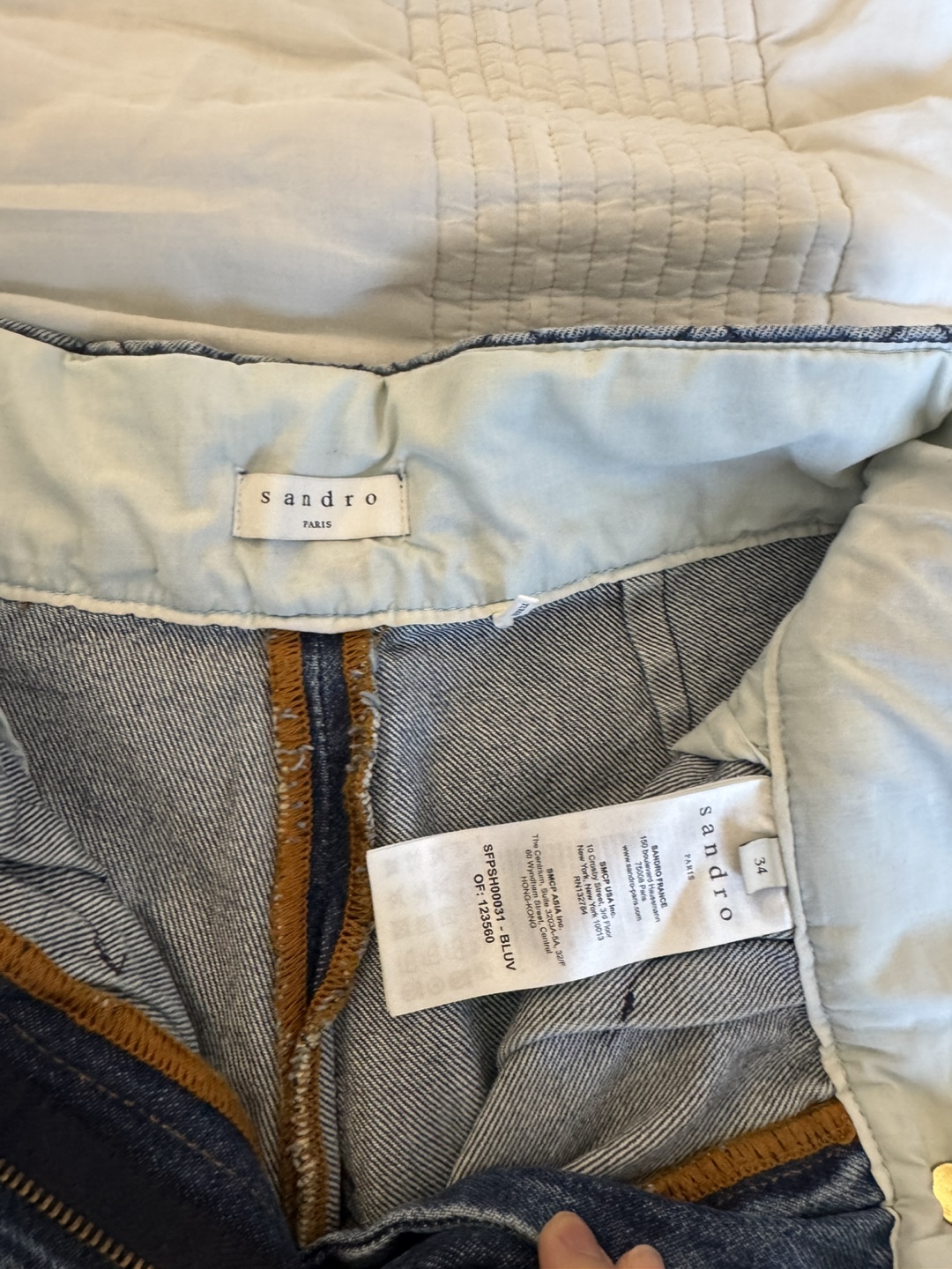 Sandro Paris Denim Shorts Size 34 - photo 5
