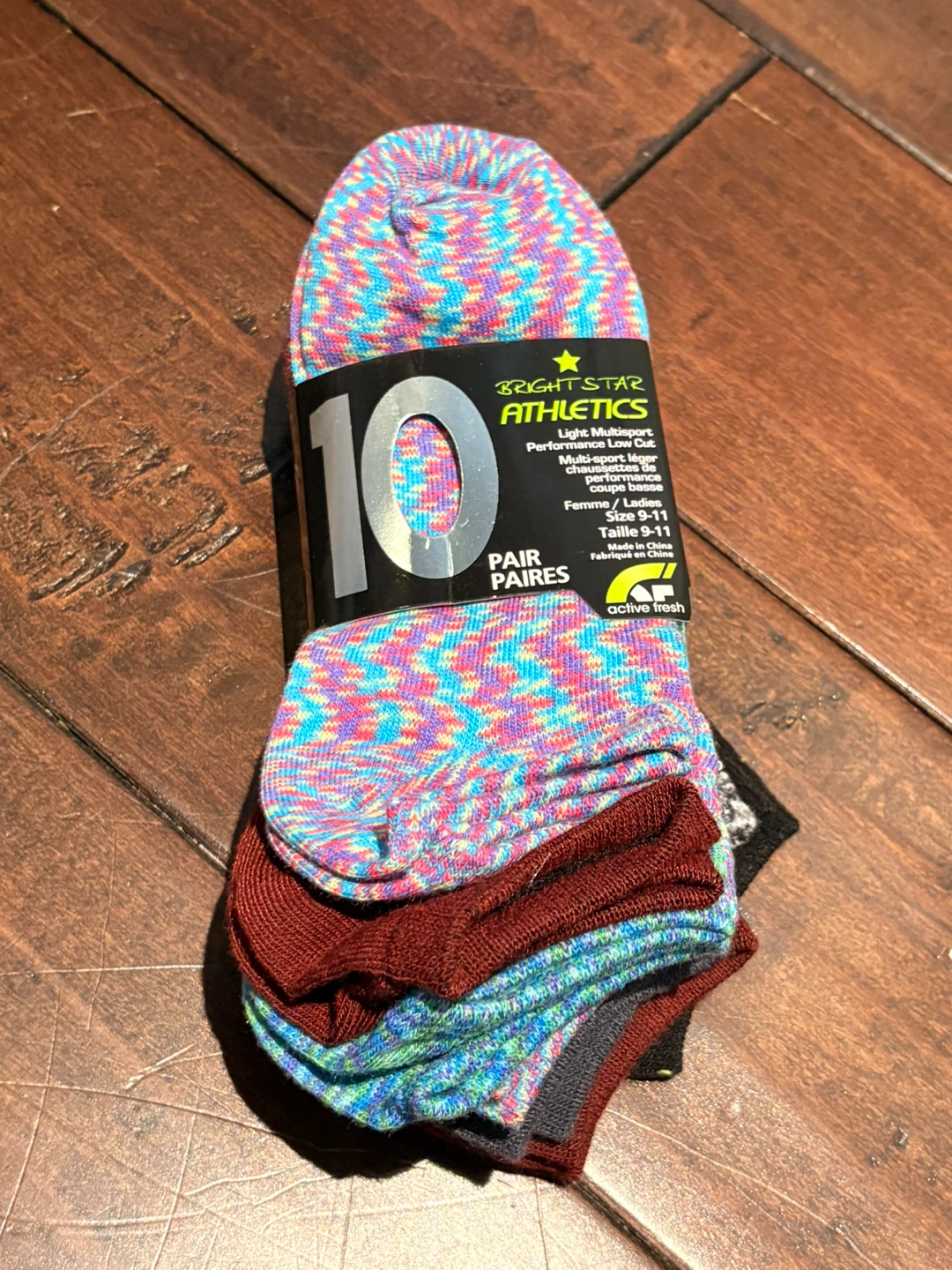 Women’s Bright Star Athletics Socks - Size 9-11 (10 Pairs) - photo 3