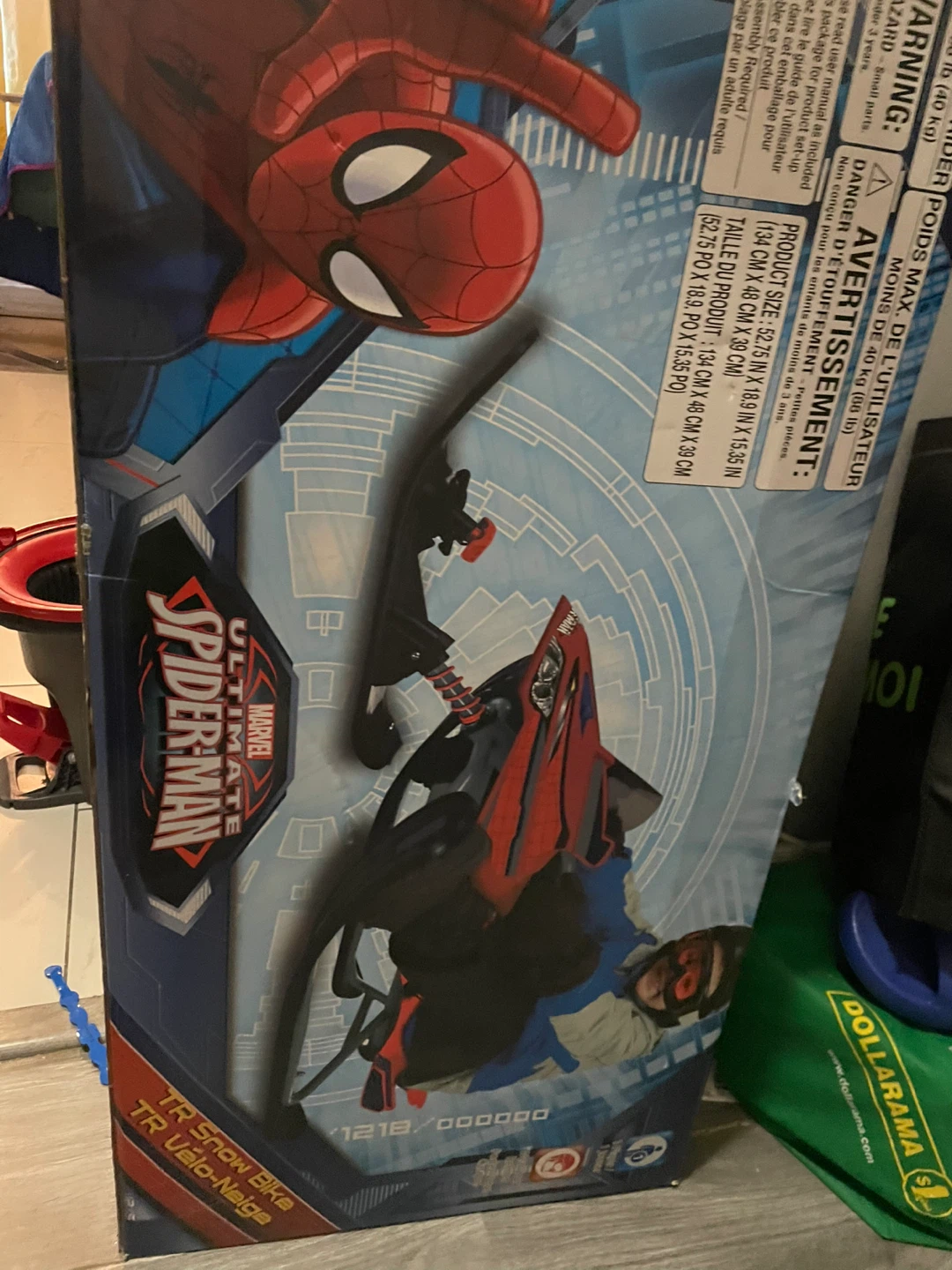 Marvel Ultimate Spider-Man TR Snow Bike