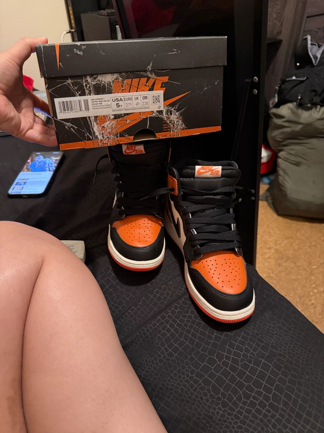 Nike Air Jordan 1 Retro High OG Shattered Backboard 5C - photo 4