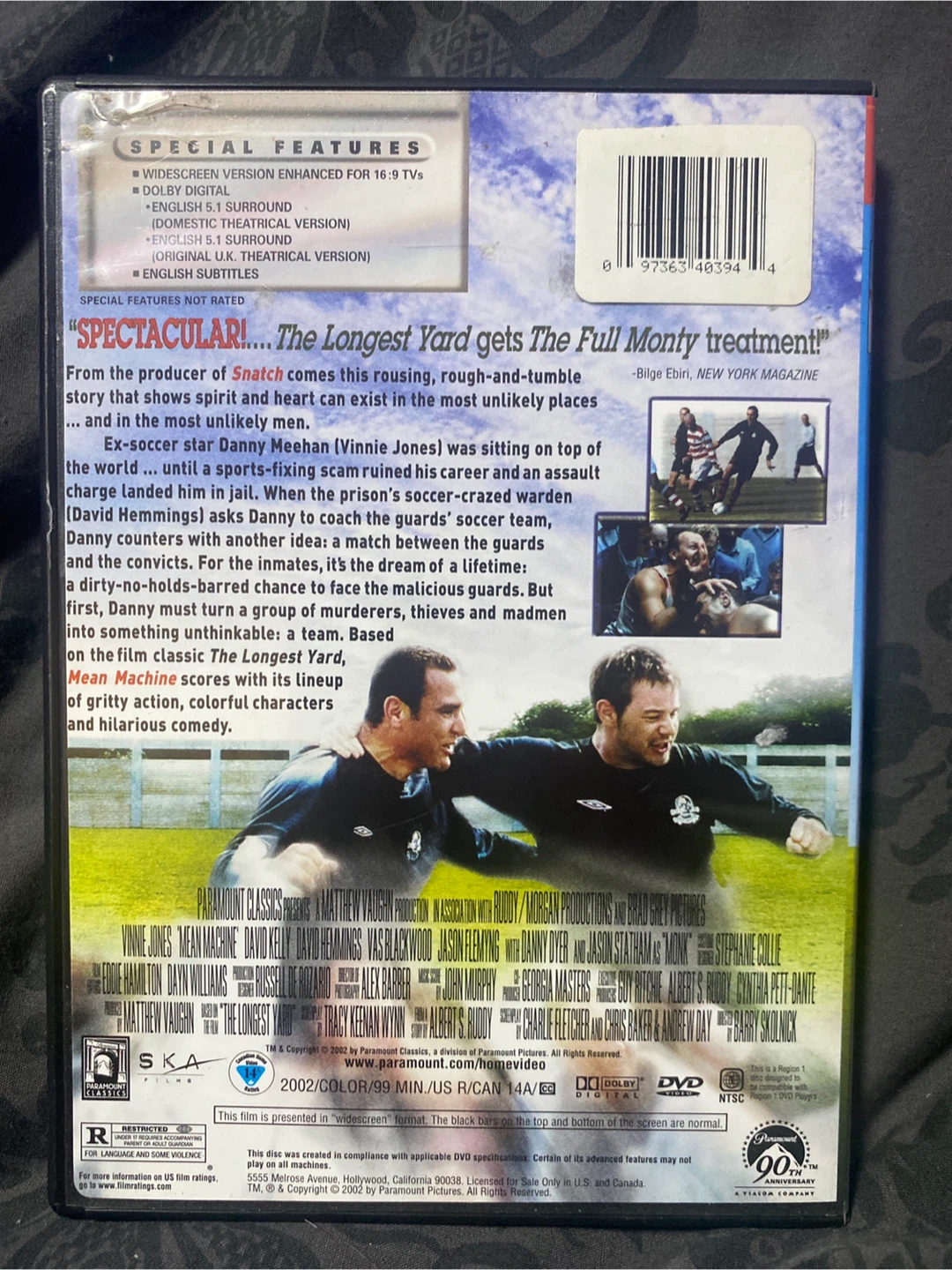 Mean Machine DVD - Vinnie Jones Film - photo 2
