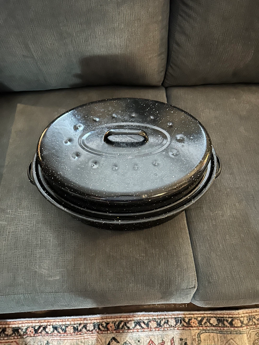 Roaster Pan with Lid and Rack - photo 2