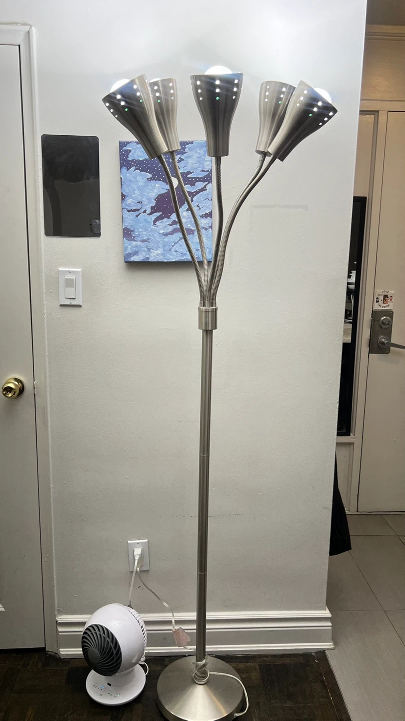 5 Head Floor Lamp - Great for Living Room - photo 3