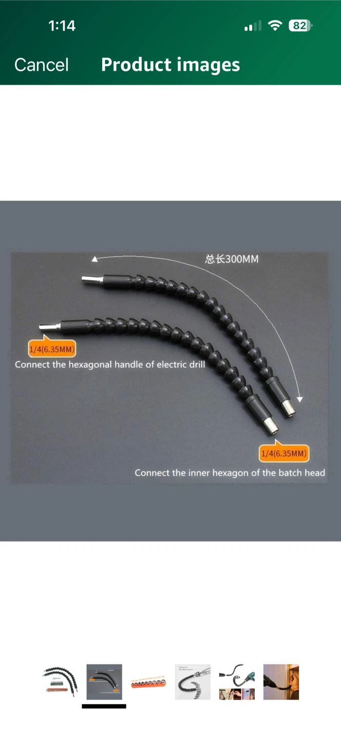 Flexible Drill Extension Bit Set - photo 2