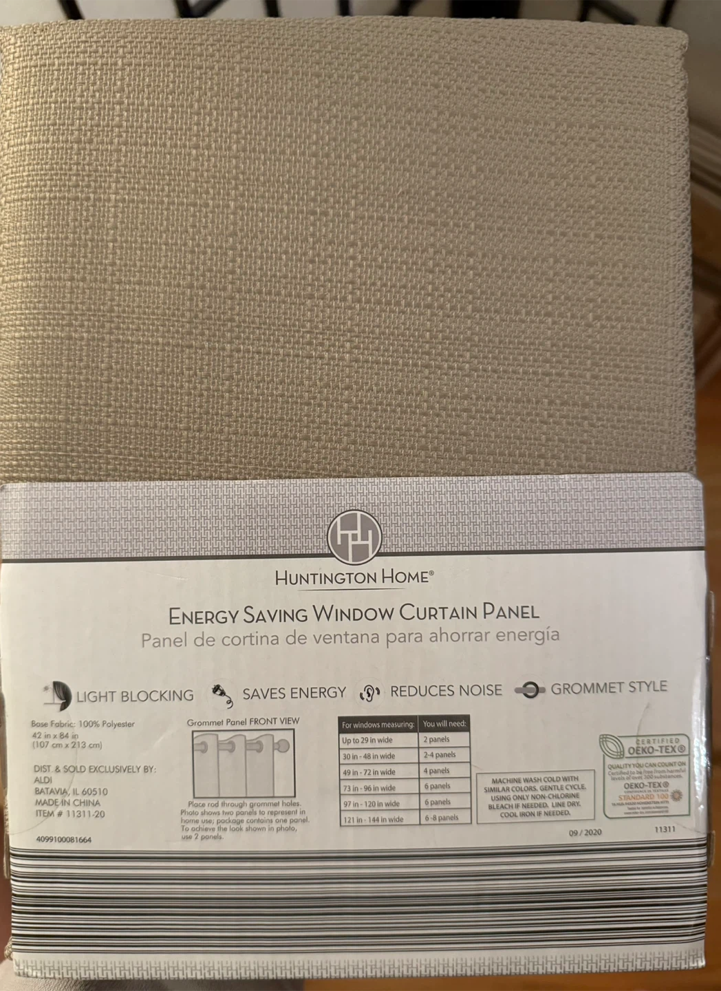 Huntington Home Energy Saving Window Curtains (2 Panels) - photo 3