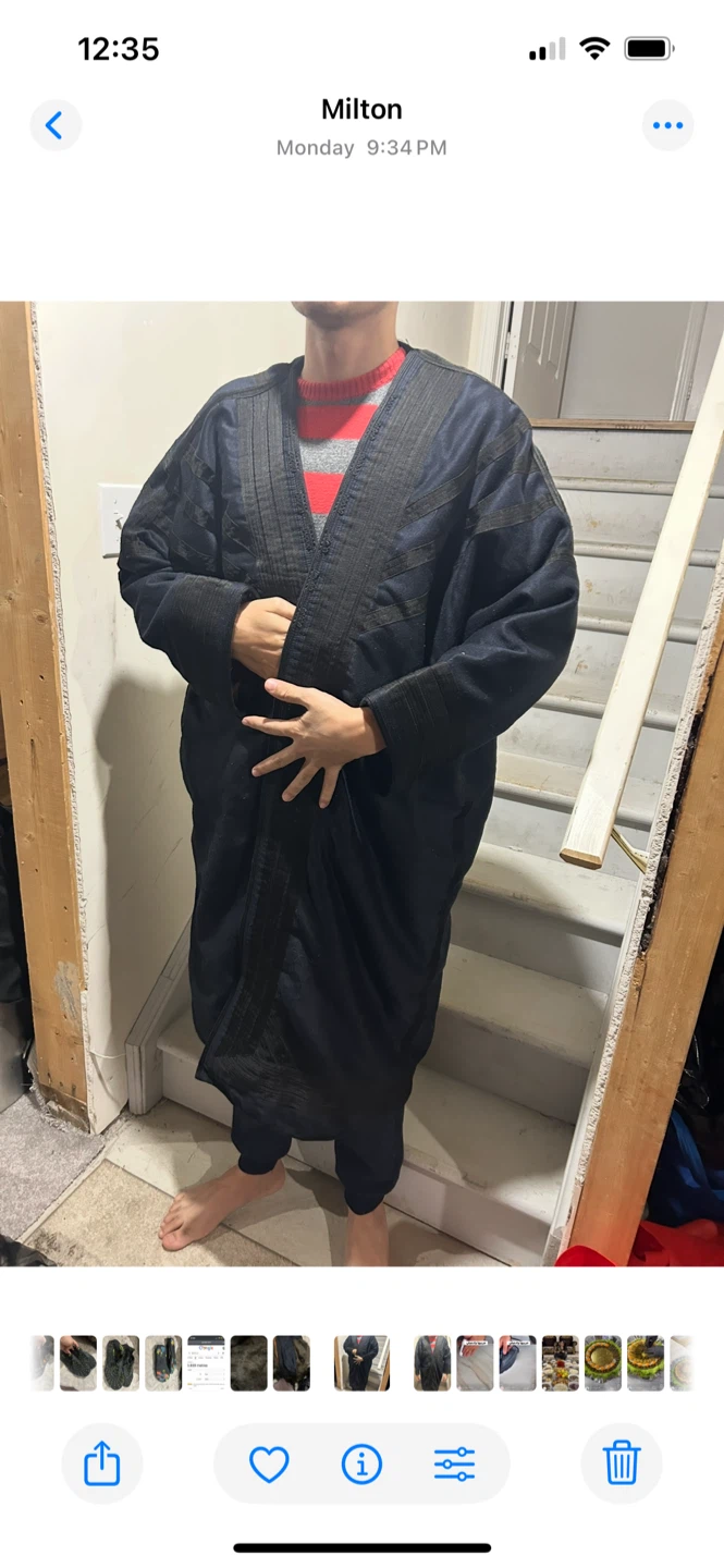 Farwa bisht robe - Dark Blue