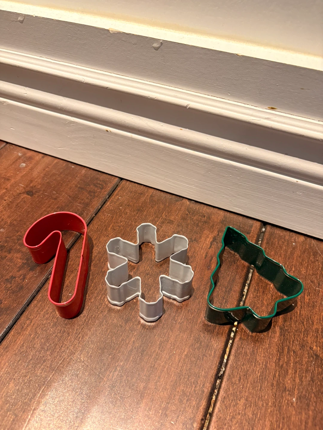 Christmas Cookie Cutters - Candy Cane, Snowflake, Tree