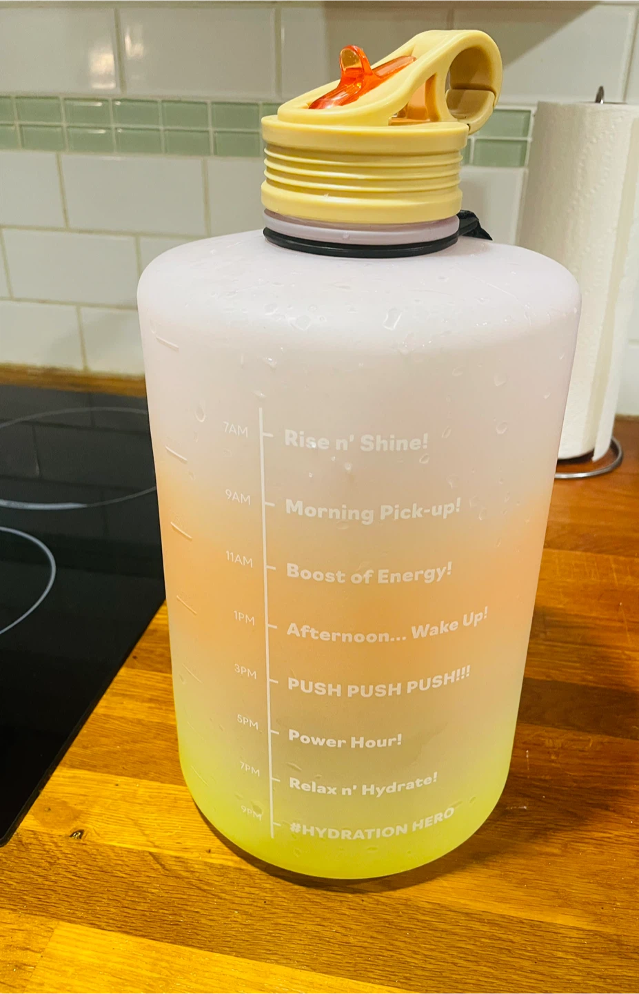 Motivational Water Bottle - Hydration Hero