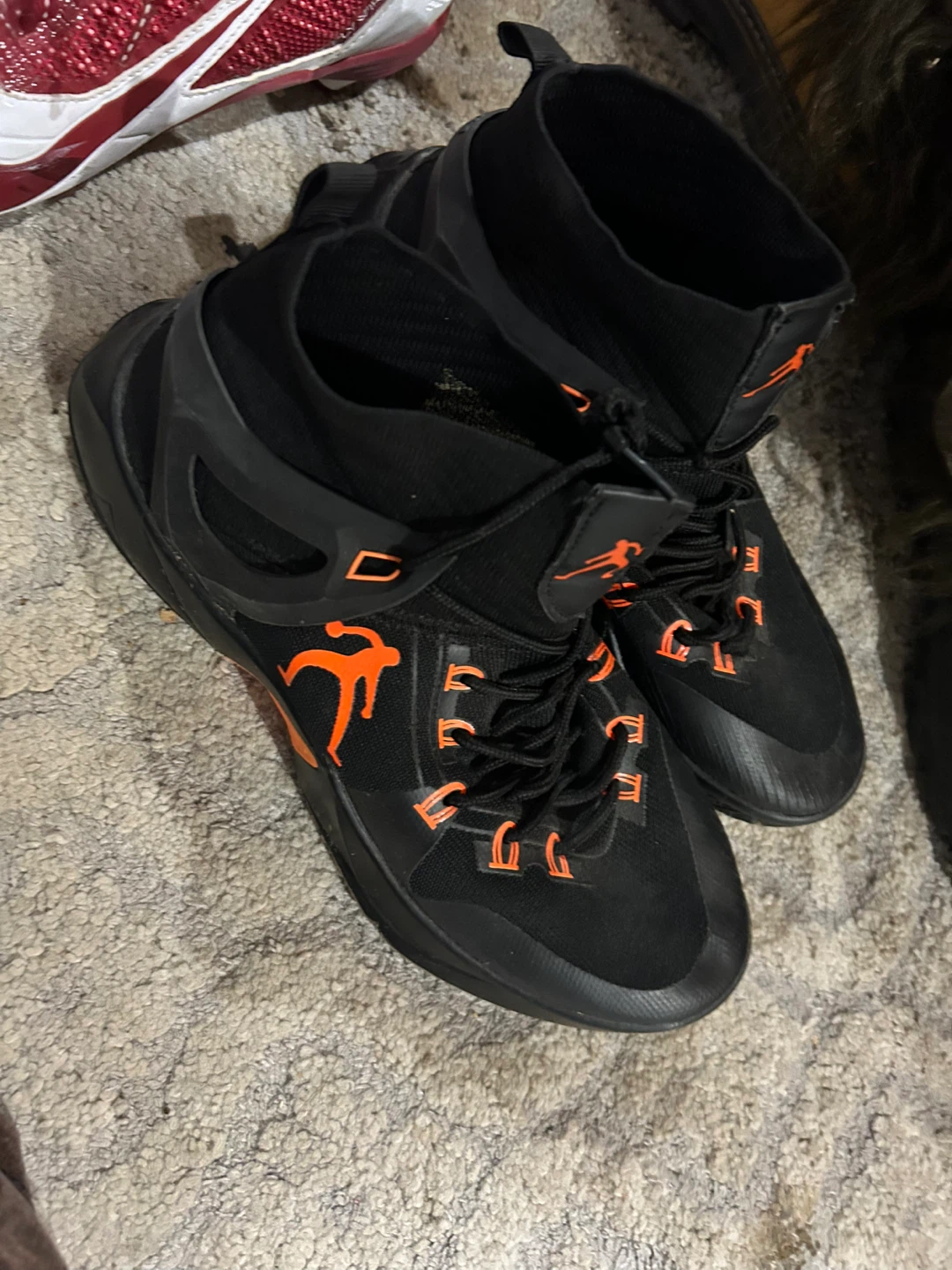 AND1 Attack 2.0 Black/Orange Basketball Shoes - photo 2