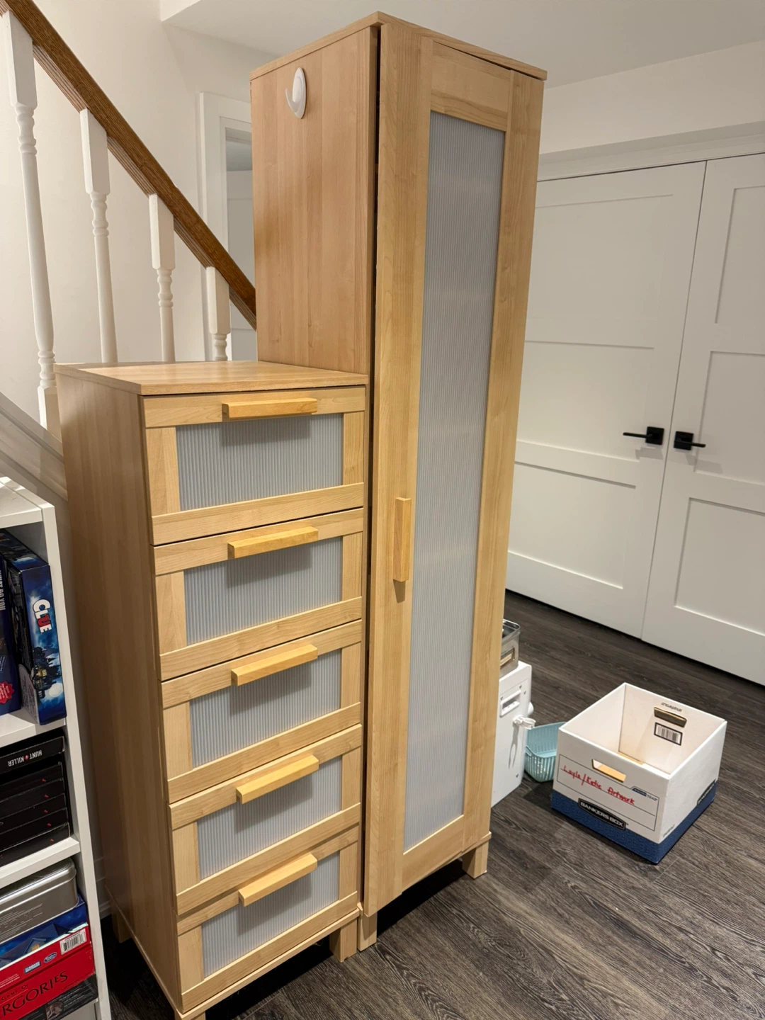 IKEA wardrobe and tall chest of drawers - photo 2