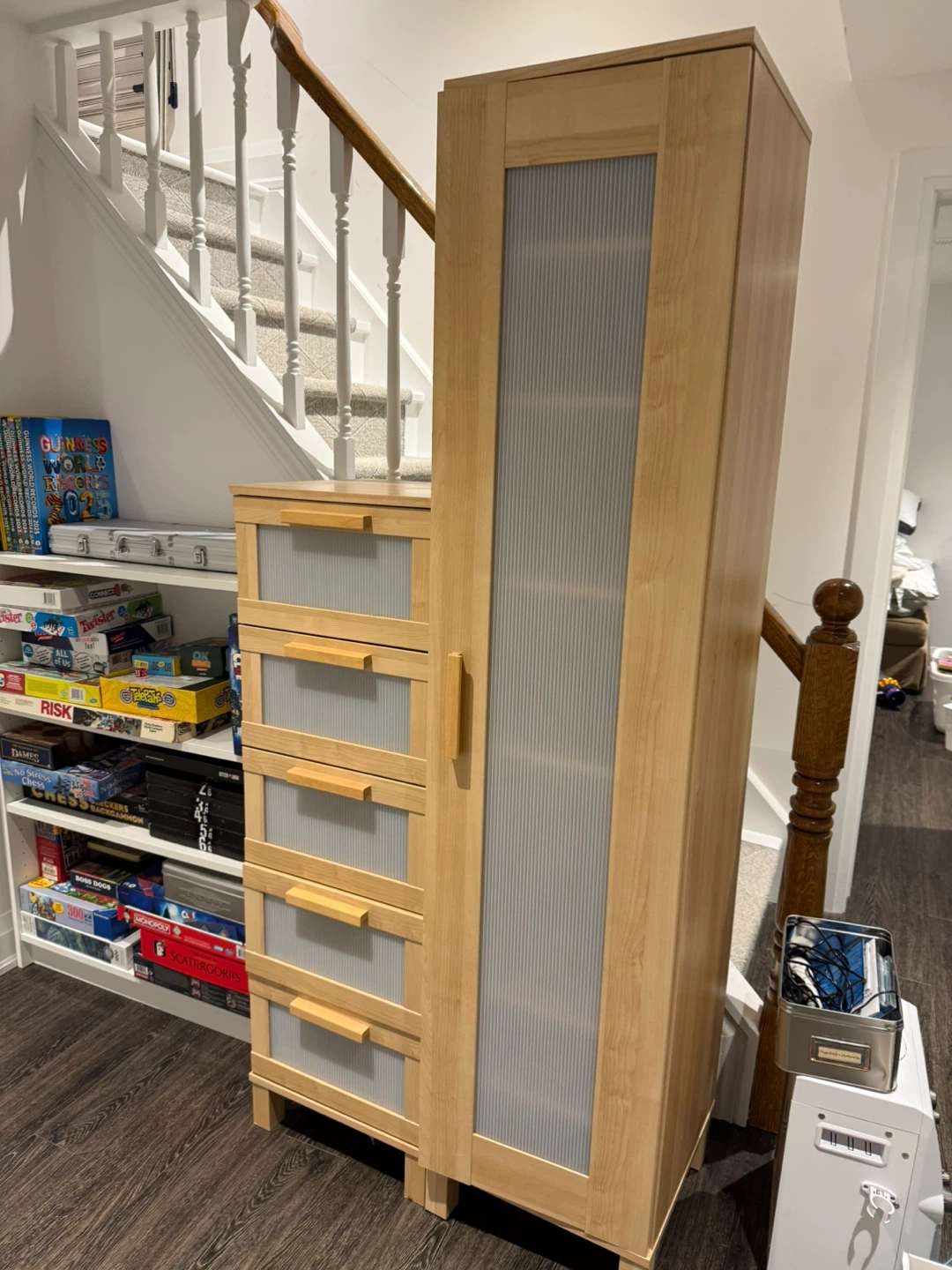 IKEA wardrobe and tall chest of drawers