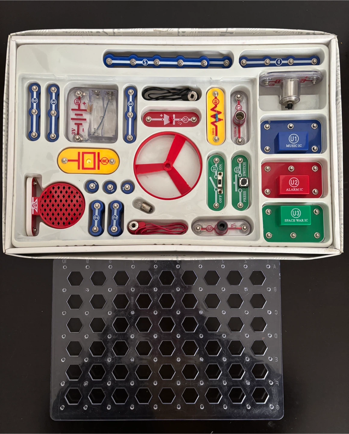 Elenco Snap Circuits Jr. SC-100 Electronics Kit New - Open Box - photo 3