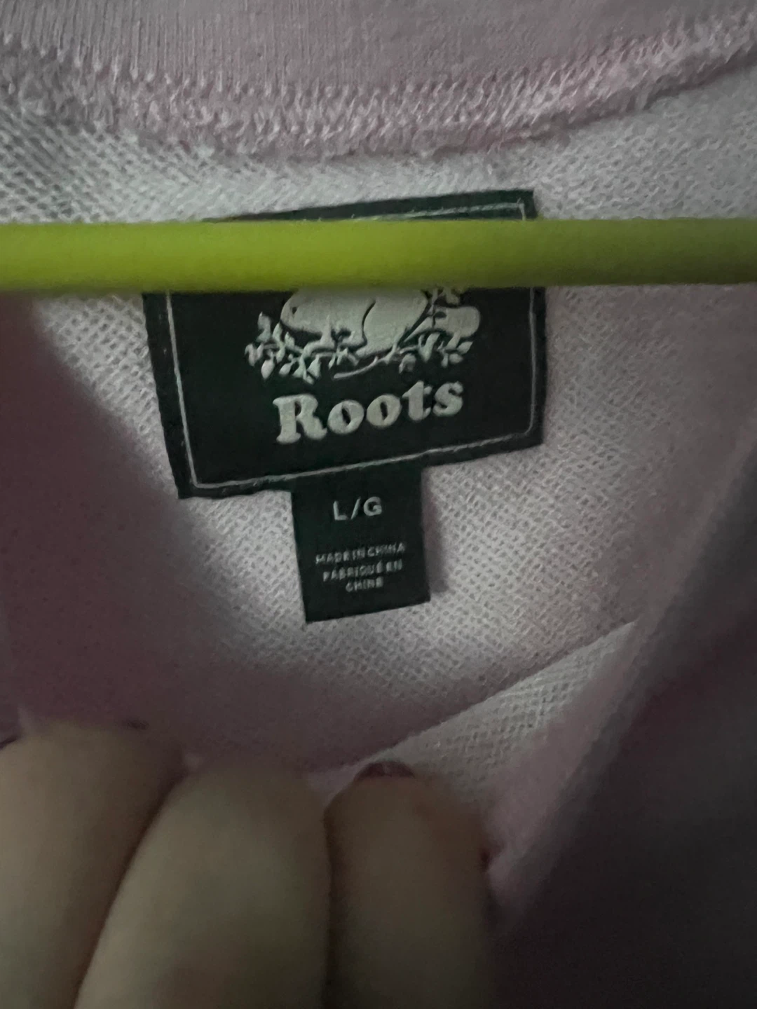 Roots Pink Crewneck Sweatshirt - Size Large - photo 3