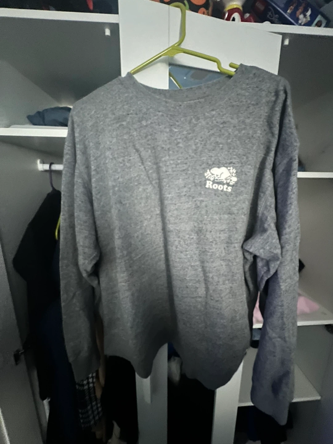 Roots Grey Long Sleeve Shirt - Size L