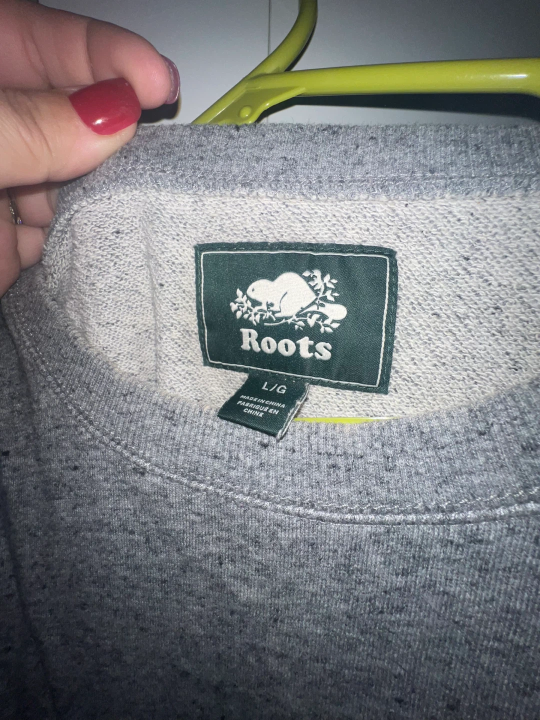 Roots Grey Long Sleeve Shirt - Size L - photo 3