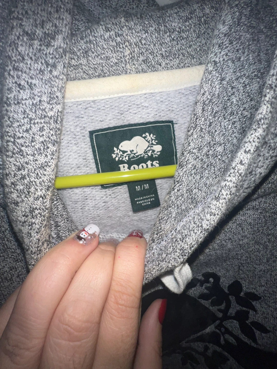 Roots Salt & Pepper Hoodie - Size M/M - photo 2