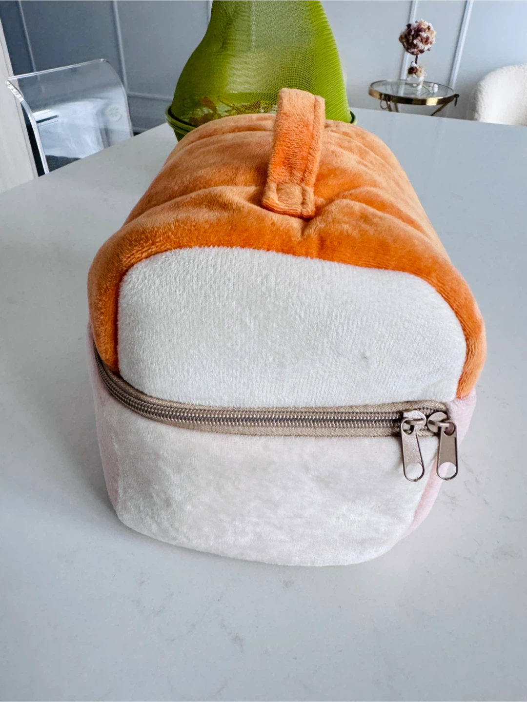 Cute Plush Bread Shaped Lunch Bag - photo 3