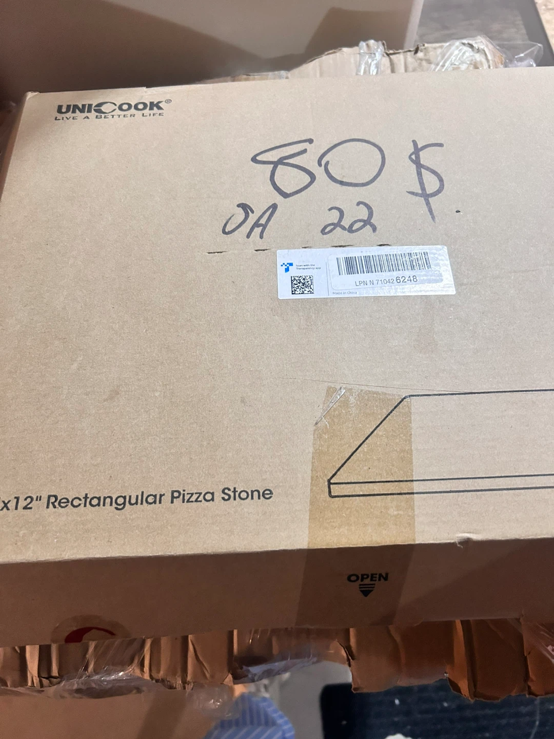 Unicook 12x15" Rectangular Pizza Stone - New in Box! - photo 2
