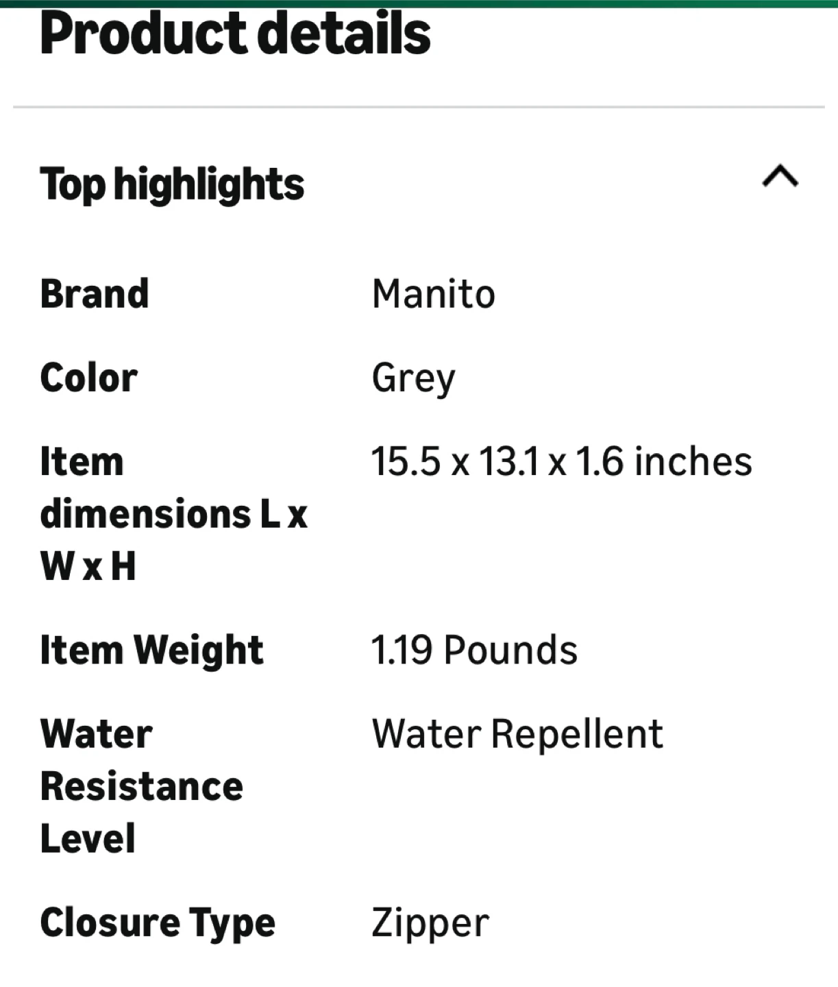 Manito Elegance Alpha Stroller Weather Shield - Grey - photo 3