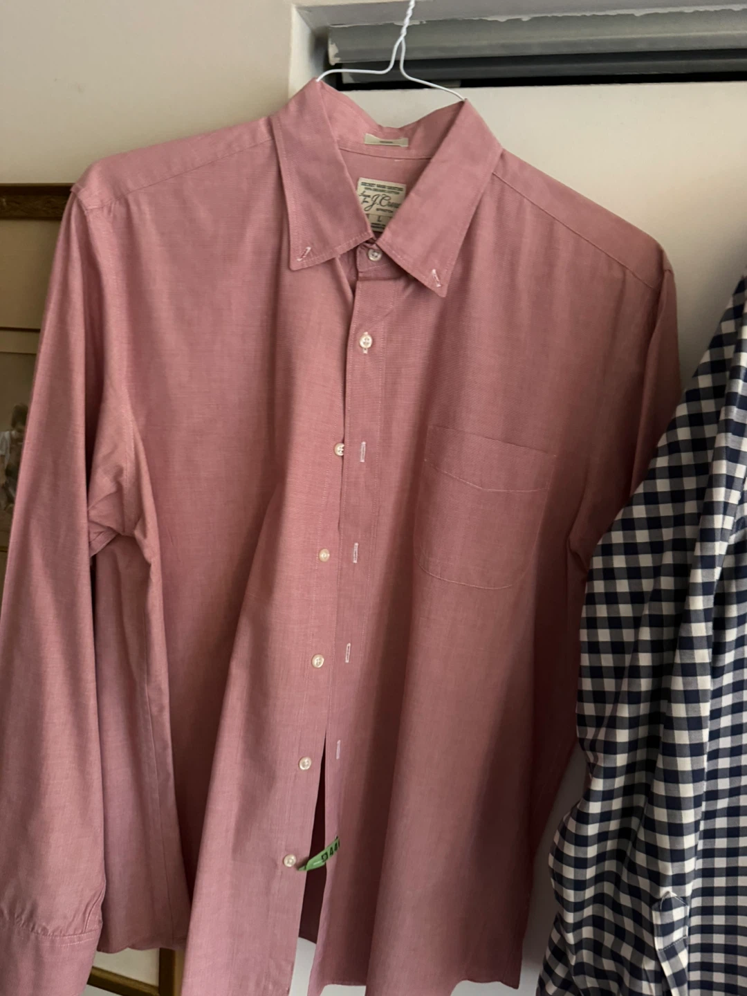 Tommy Hilfiger Blue Gingham Button-Down Shirt - 17 1/2 34/35