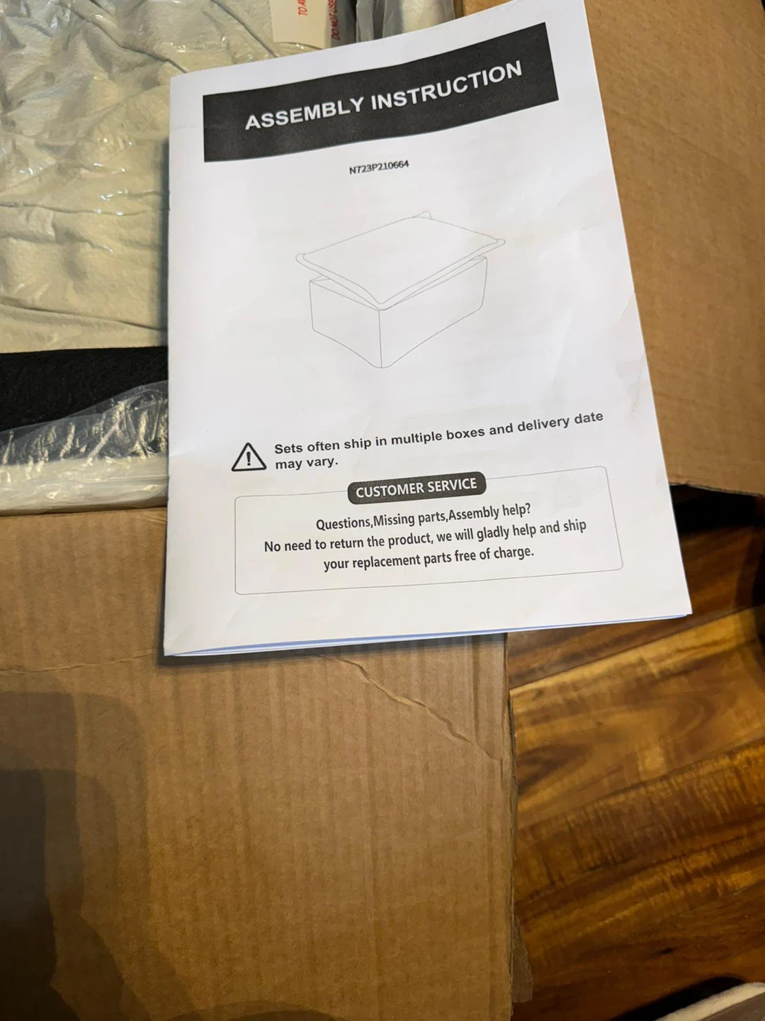 VASAGLE Black Bathroom Cabinet - New in Box! - photo 2