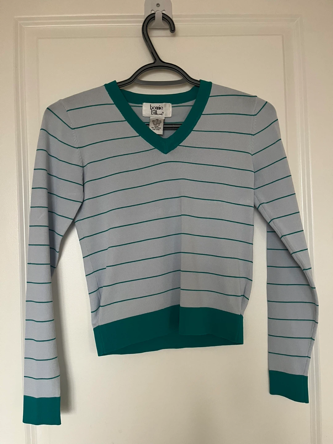 Bonnie Bill Striped V-Neck Sweater
