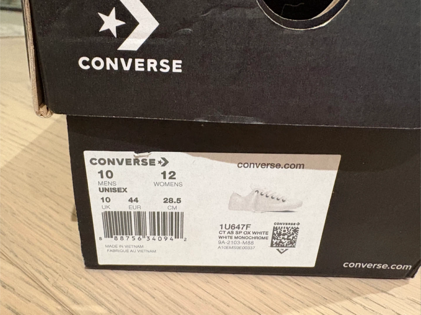 Converse Chuck Taylor All Star White Monochrome Size 10 Men’s - photo 4
