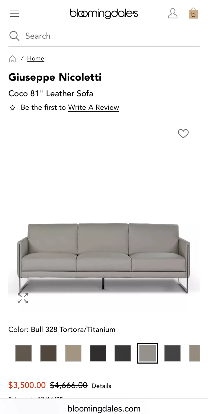 Comfy Italian Leather Sofa Like NEW! - photo 4