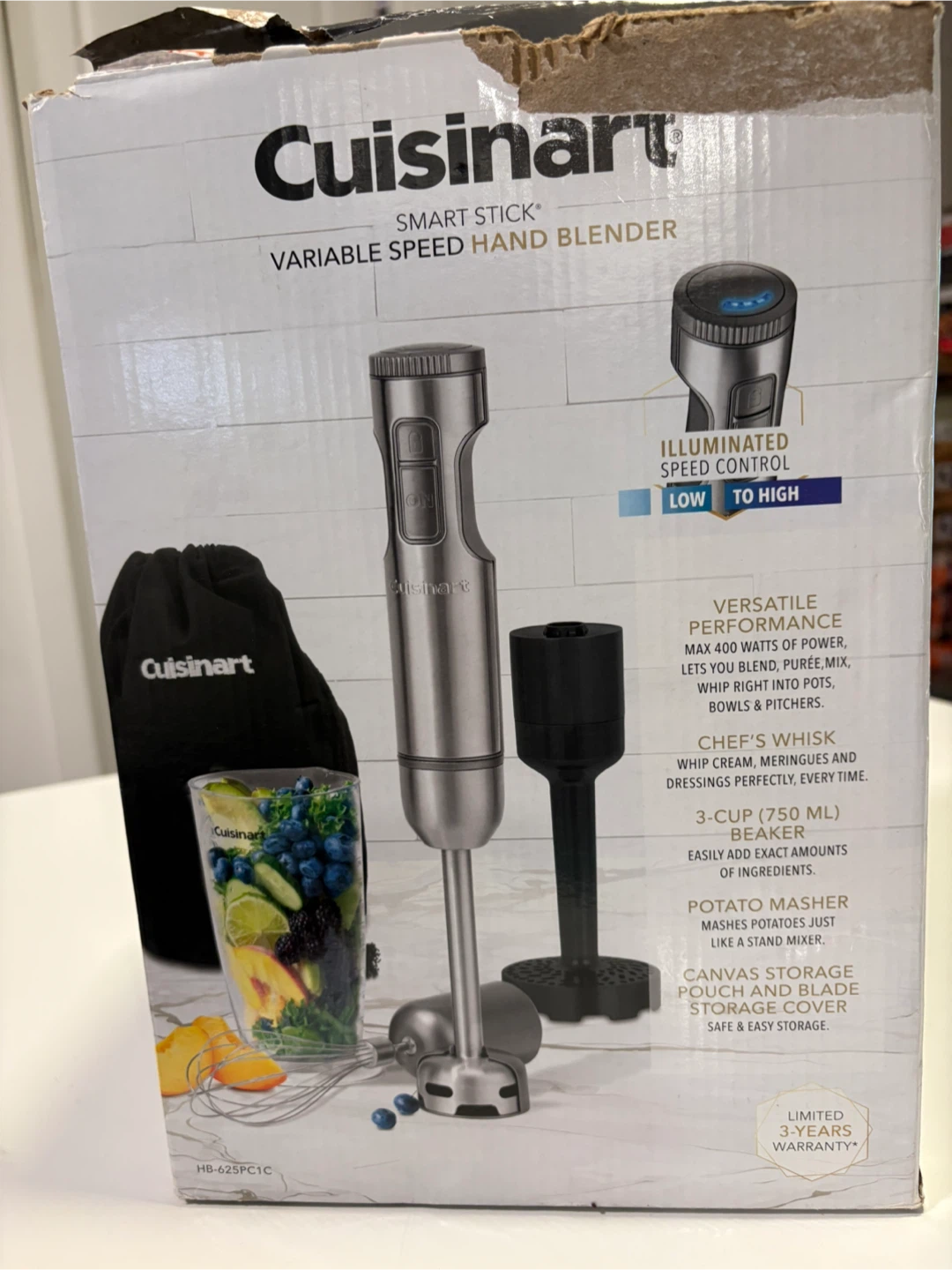 Cuisinart Smart Stick Hand Blender - Like New!